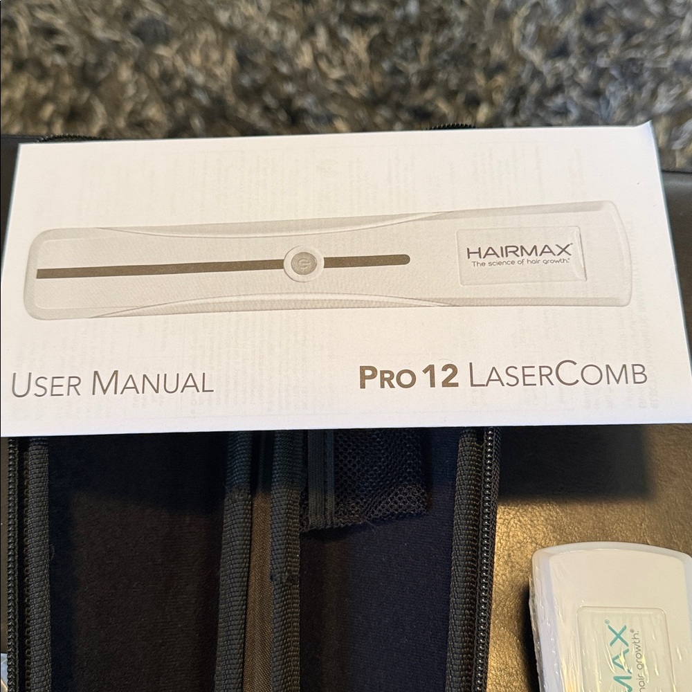 HairMax Pro 12 LaserComb Hair Growth Device - White/Teal NWT - Picture 5 of 7